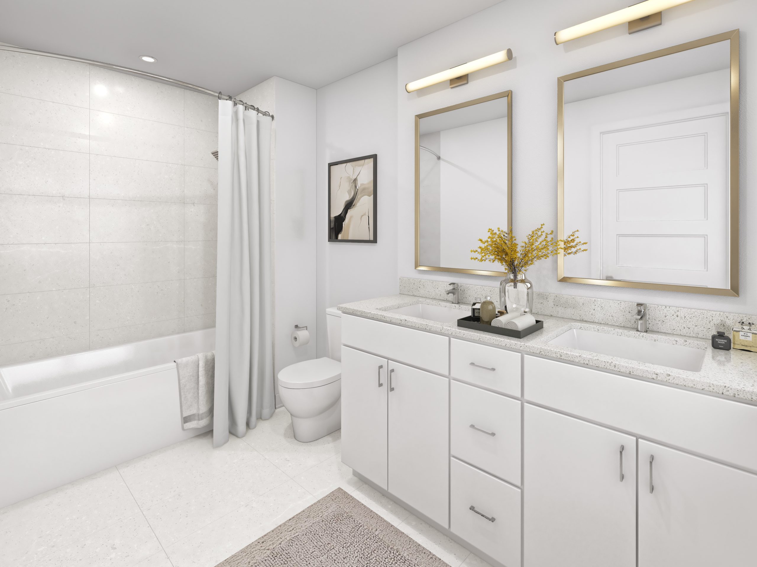 Spa-inspired ensuite bathroom in an Eastridge Orleans townhome